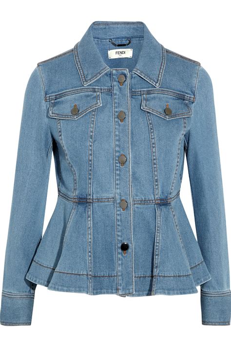 fendi cropped denim jacket|Fendi Jackets for Women .